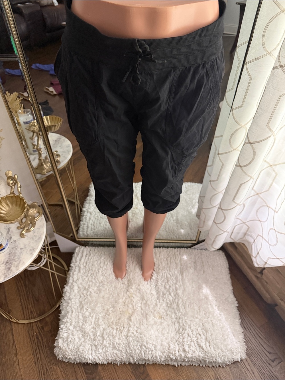 The North Face Black Cropped Cargo Pants